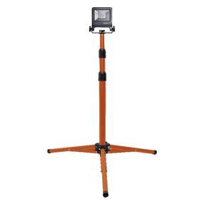 Celtniecības prožektors ar statīvu, brīvi stāvošs Osram Worklight, 20 W, 2000 lm, 4000 °K, IP65, pelēka krās.
