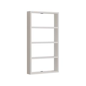Sieninė lentyna Kalune Design Quatro, balta sp., 80 cm x 9 cm x 43.2 cm