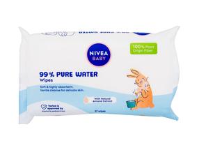 Drėgnos servetėlės kūdikiams Nivea, 57 vnt.