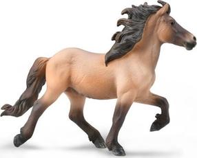 Žaislinė figūrėlė Collecta Icelandic Stallion 88932, 15.7 cm, ruda sp.