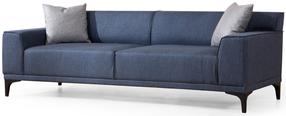 Sofa Hanah Home Petra 3, mėlyna sp., 69 x 212 cm x 86 cm