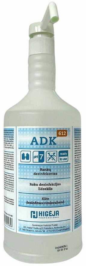 Roku dezinfekcijas gels Hi-Labs ADK-612, 1000 ml