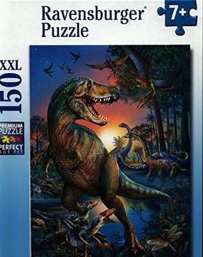 Pusle Ravensburger Dinosaurs, 49 cm x 36 cm, 150 tk, mitmevärviline