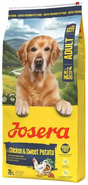 Сухой корм для собак Josera Medi/Maxi Chicken & Sweet Potato, курица, 12.5 кг
