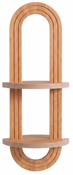 Sieninė lentyna Kalune Design Artmtkwll6, ąžuolo sp., 80 cm x 26 cm x 13 cm