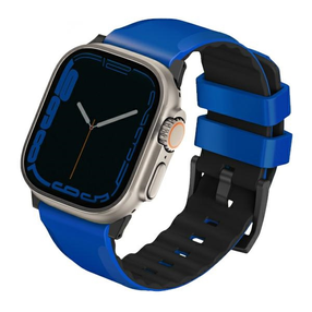 Rihmad Uniq, Strap Linus Apple Watch 1/2/3/4/5/6/7/8/SE/SE2/Ultra 42/44/45/49mm, sinine v.