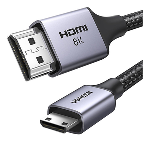 Kabelis Ugreen, HDMI/Mini HDMI, 100 cm, pelēka krās.