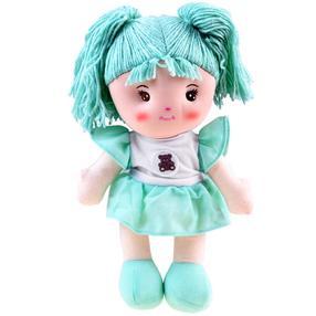 Medžiaginė lėlė Zuzia, 33 cm, žalia sp.
