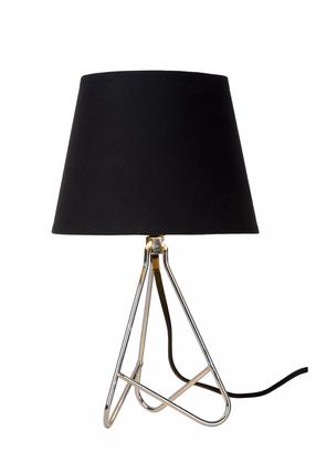 Stalinis šviestuvas Lucide Gitta 47500/81/11, E14, 40W, juoda sp./sidabro sp.