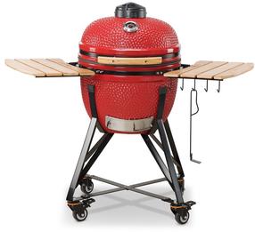 Grils Kamado Bono Limited TQ0025, sarkana krās., 64 cm