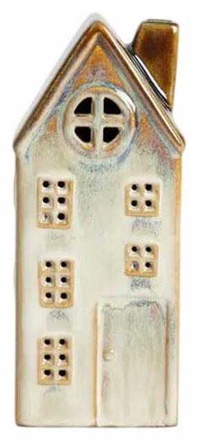 Dekoracija "Namelis" Homla Village su LED apšvietimu, 14.6 cm, 7.4 cm, rusva sp.