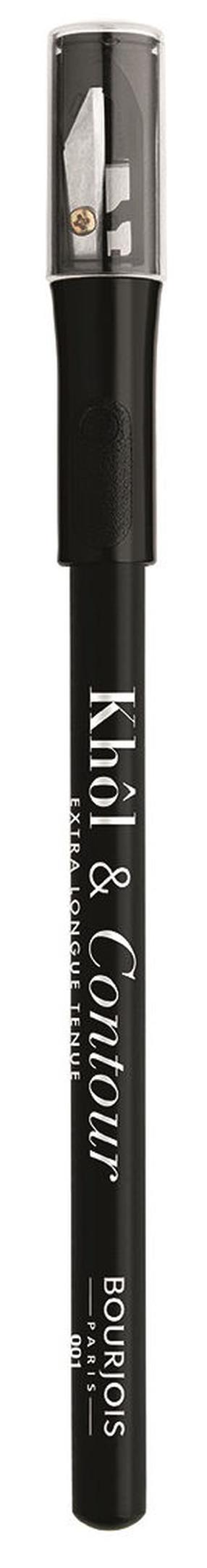 Acu zīmulis Bourjois Paris Khol & Contour, 1.2 g, melns krās. 1