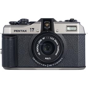 Аналоговые фотоаппараты Pentax 17, серебристый цв./черный цв.