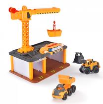 Statybos transporto priemonės Simba Dickie Toys Volvo Construction Station 203726009, geltona sp.