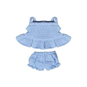Комплект одежды для куклы Miniland How To Dress, синий цв.