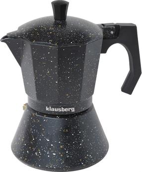  Moka kavinukas Klausberg KB-7161, 0.6 l, juoda sp.