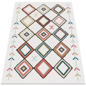 Kilimas Conceptum Hypnose Notional 287CHL1505, balta sp./įvairių spalvų, 140 cm x 80 cm