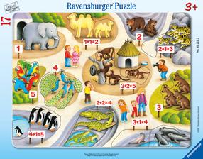 Пазл Ravensburger Reading 5 052332, 24.5 см x 32.5 см, 17 шт., многоцветный