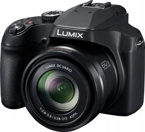Digitālā fotokamera Panasonic Lumix DC-FZ82D, melna krās.