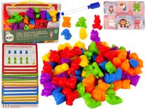 Stalo žaidimai Lean Toys Educational Cards Animals, EN, įvairių spalvų
