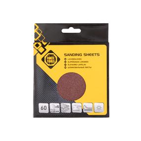 Šlifavimo diskas Forte Tools 60, 60, 12.5 cm x 12.5 cm, Ø 12.5 cm, 5 vnt.