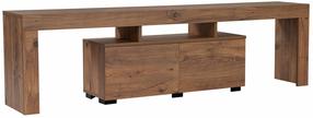 TV galds Nordure Enclave, brūna krās./brūngans krās., 31.3 cm x 180 cm x 50 cm
