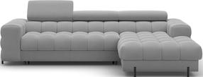 Kampinė sofa - lova Felro Sola 04, pilka sp., dešininė, 181 x 285 cm x 93 cm