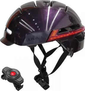 Dviratininkų šalmas universalus Livall Neo Smart City Helmet BH51M, violetinė sp., 54-58 cm