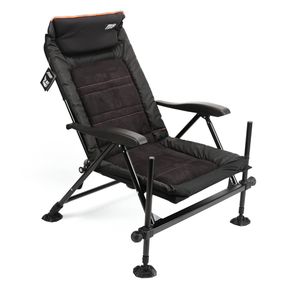Žvejybinė kėdė Saenger MS Range Feederchair II, juoda sp./žalia sp.