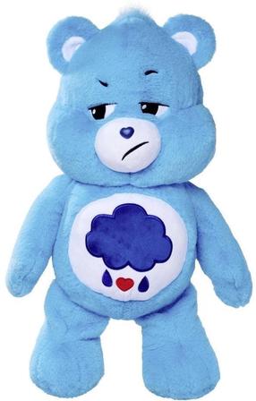 Mīkstā rotaļlieta lācis Simba Care Bears Grumpy, zila krās., 60 cm