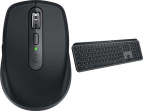 Belaidis klaviatūros ir pelės komplektas Logitech MX Anywhere 3S for Business (910-006958) + MX Keys S (920-011587), EN, juoda sp.