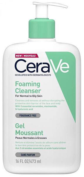 Veido prausiklis Cerave Foaming Facial Cleanser, 473 ml