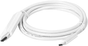 Провод Club 3D USB C to HDMI USB Type-C, HDMI male, 1.8 м, белый цв.