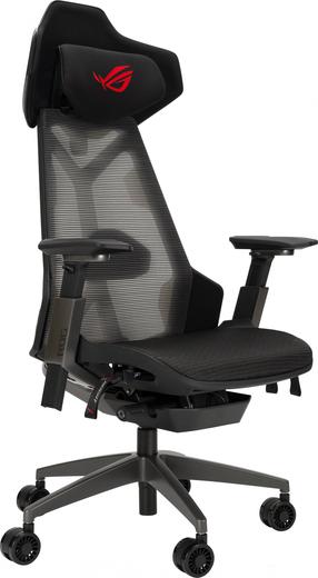 Игровой стул Asus ROG Destrier Ergo, 50 x 57 x 134 - 144 см, черный цв.