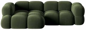 Kampinė sofa Cosmopolitan Design Loretto Vogue 11, žalia sp., kairinė, 147 x 250 cm x 68 cm