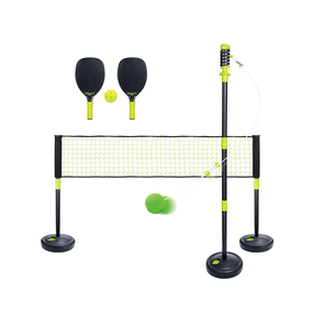 Набор спортивных игр 4IQ 2in1 Tennis & Pickleball, 200 см, черный цв./зеленый цв.
