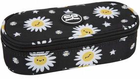 Penalas CoolPack Campus Daisy, 23 cm x 10 cm, balta sp./juoda sp./geltona sp.