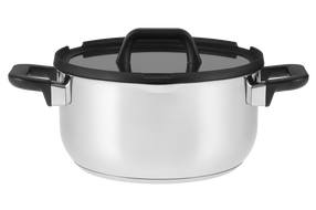 Puodas Maku Ease 648329, Ø24 cm, 5.2 l, sidabro sp.