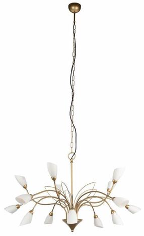Светильник навесной Spot-Light Gloriosa, G9, 15 x 6 Вт, белый цв. / золотой цв., 6 x 11 см
