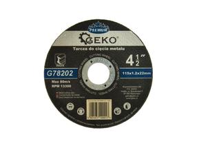 Pjovimo diskas Geko G78202, 115 mm x 1.2 mm x 22.23 mm