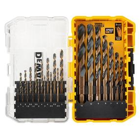 Metalo grąžtų rinkinys Dewalt, metalas, cilindrinis, 1-12 mm x 22.5 cm