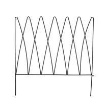 Dekoratyvinė tvorelė 4IQ 8714982276477, 58 cm x 0.6 cm x 57.7 cm, juoda sp.