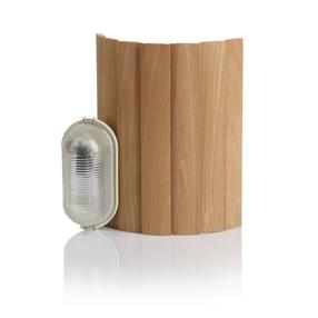 Õue seinavalgusti Ensto, 30W, E14, IP44, hall v., 26 cm x 12.2 cm