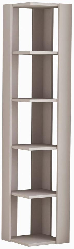 Kampinė lentyna Kalune Design Nati Corner, light mocha sp., 160.8 cm x 31.8 cm x 31.8 cm