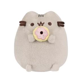 Pliušinis žaislas katė Daffi Pusheen Doughnut, geltona sp.