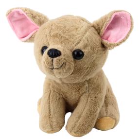 Pliušinis žaislas šuo Chihuahua, smėlio sp., 22 cm