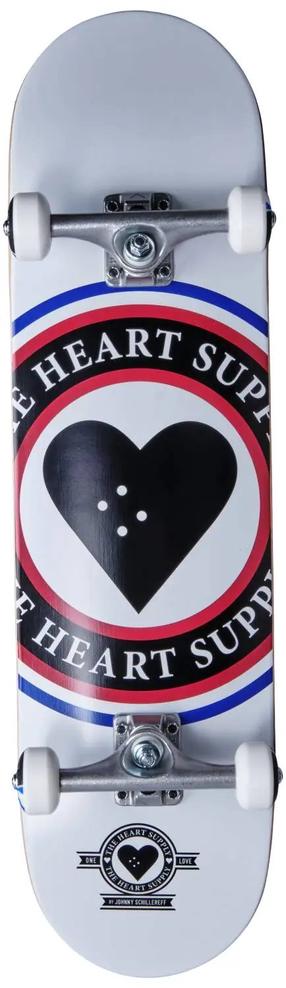 Skrituļdēlis Heart Supply Insignia Complete, balta krās./melna krās.