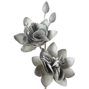 Dirbtinė gėlė, magnolija Flore 715, sidabro sp., 86 cm x 20 cm