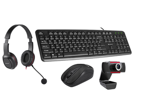 Klaviatūros ir pelės komplektas Tracer 46695, EN, juoda