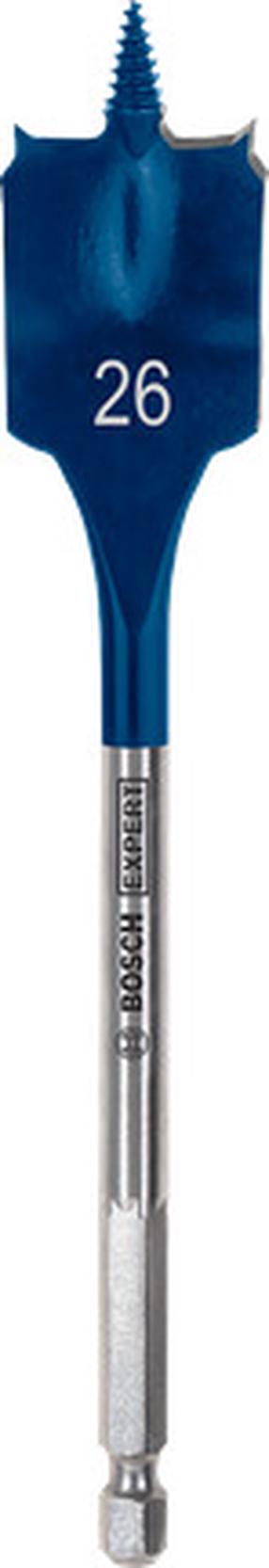 Plunksninis medienos grąžtas Bosch Expert, medienai, plunksninis, hex 1/4, 26 mm x 15.2 cm